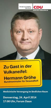 Hermann Gröhe kommt